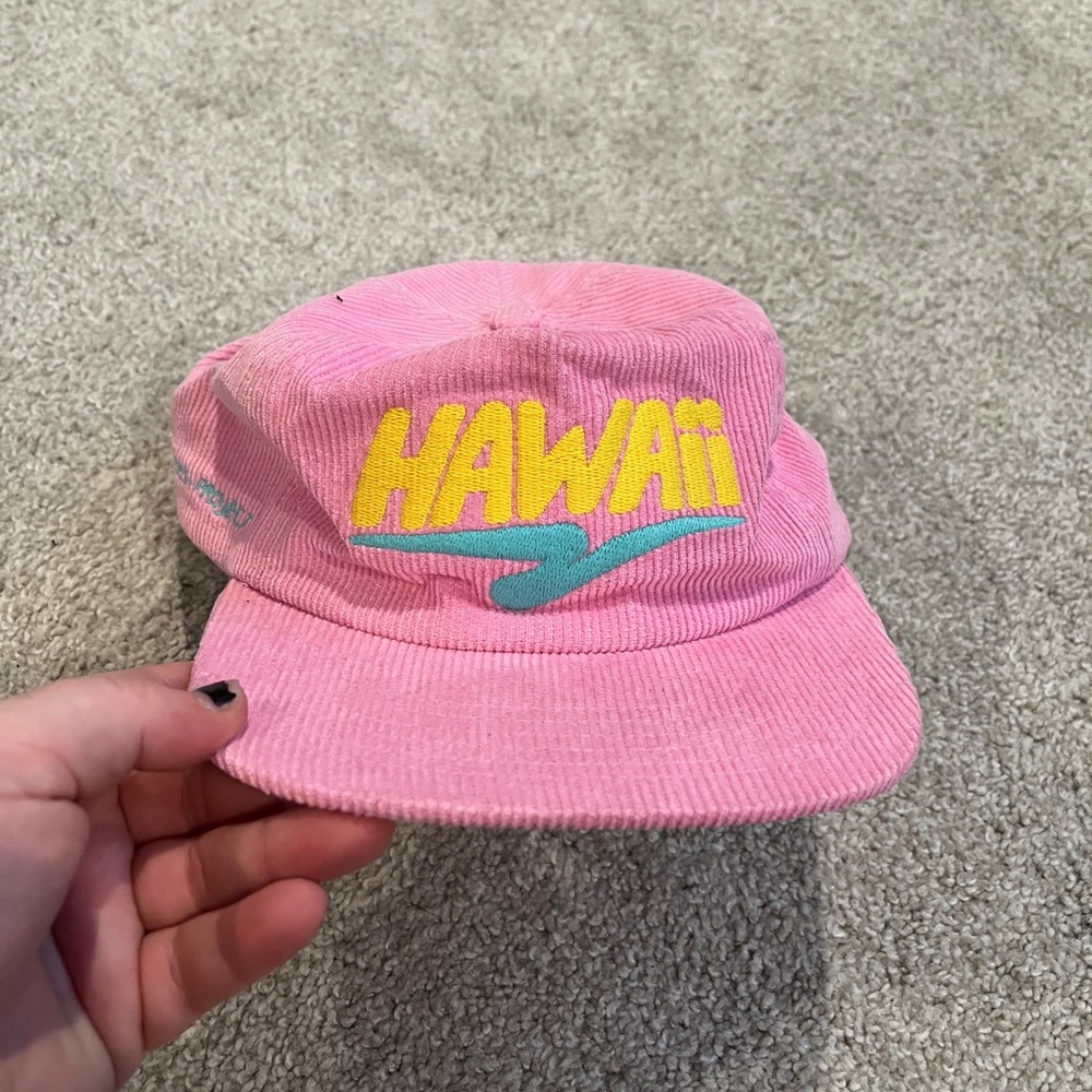 Parks Project national pink courdory Hawaii snap back trucker hat